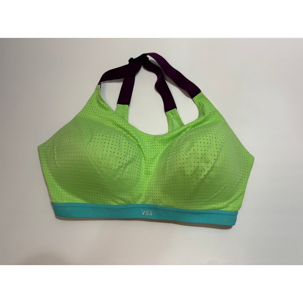 Lot 5 Victoria's Secret VSX Lightweight Sports Bra 36DD Wire Free Crossback - Picture 11 of 12